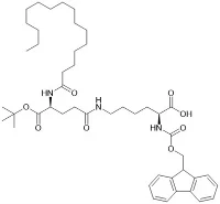 FMOC-LYS (palmitoil-glu-otbu) -OH